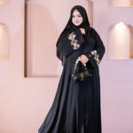 Dubai Inspired Floral Karchupi Abaya