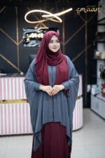 Zipper Cape with Inner Abaya - Image 8