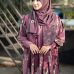 Printed Gown in Egypt Print
