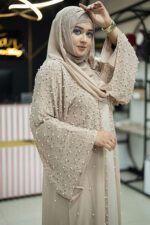 Dubai Imported Pearl Abaya - Image 3