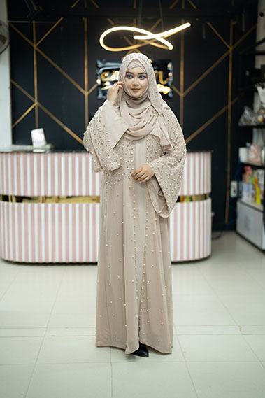 Dubai Imported Pearl Abaya