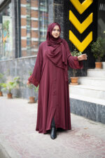 Embroidered Abaya Sabeen - Image 3