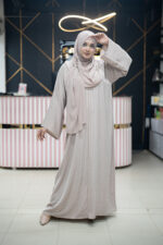 Dubai Imported Zircon Abaya - Image 2