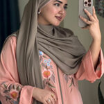 Embroidered Abaya Kafiyah