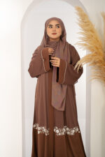 Nooren Karchupi Embroidered Abaya