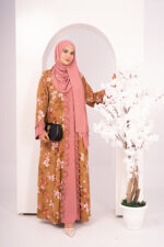 Rayana Printed Abaya - Image 2