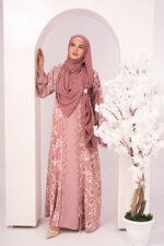 Rayana Printed Abaya - Image 3