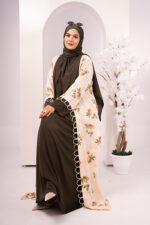 Rayana Printed Abaya - Image 5