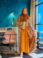 Dubai Imported Pashmina Abaya - Image 3