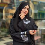 Dubai Imported Karchupi Bow Abaya