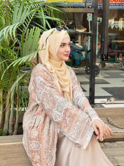 Dubai Imported Pashmina Abaya