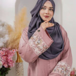 Embroidered Karchupi Abaya Arafta