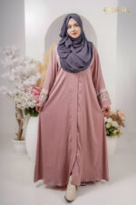 Embroidered Karchupi Abaya Arafta - Image 2