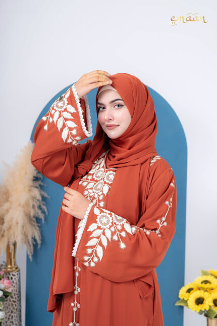 Embroidered Abaya Zesika