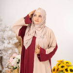 Liyana Contrasted Abaya